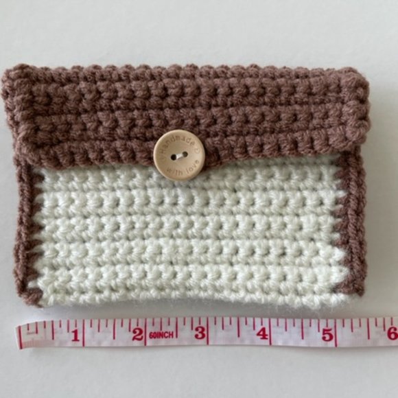 Brand New Handmade Crochet Easy Coin Purse/Wallet - Picture 2 of 8